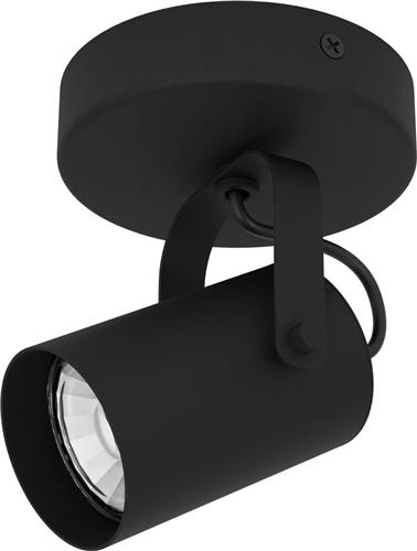 EGLO Sorego opbouwspot - plafondspot/wandspot - GU10 - 12 cm - Zwart