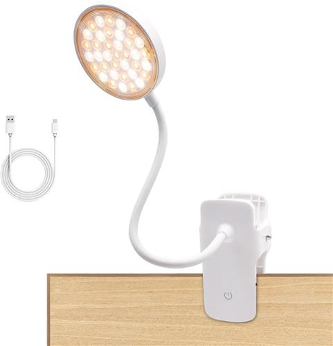 Solacis Leeslampje voor in bed - Leeslampje voor boek - Leeslampje slaapkamer - Kind - Volwassenen - Must have voor in uw kamer!