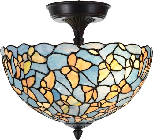 Art Deco Trade - Tiffany Verlengde Plafonnière Fly Away Ø 35