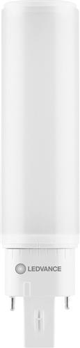 Ledvance - LED PLC Dulux D/E - HF & AC MAINS 230v - 7W 700Lm - 830 Warm Wit | 4Pins - G24Q-2 - Vervangt 18W