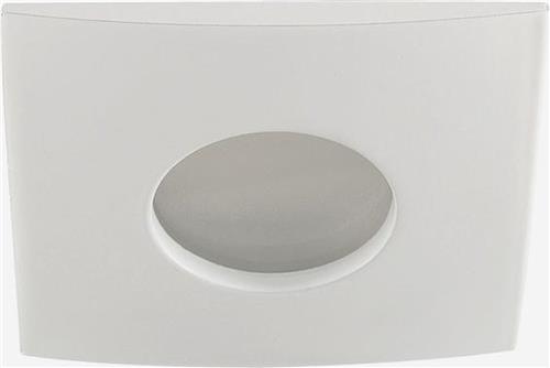 IP44 LED inbouwspot Rosa -Vierkant Wit -Warm Wit -Dimbaar 4W -Philips