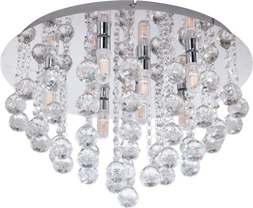 EGLO Almonte Plafondlamp - G9 - Ø 50 cm - Chroom