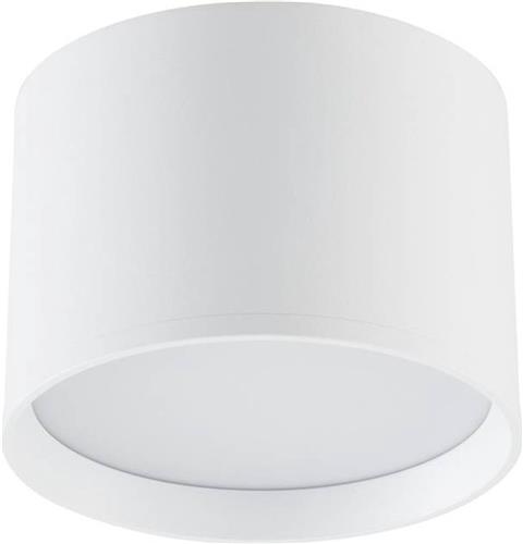 Lindby - LED plafondlamp - 1licht - Aluminium - H: 8.6 cm - wit - Inclusief lichtbron