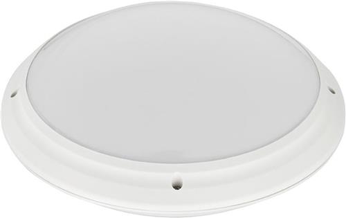LED Plafondlamp - Badkamerlamp - Aquin - Waterdicht IP65 - E27 Fitting - Opbouw - Rond - Wit