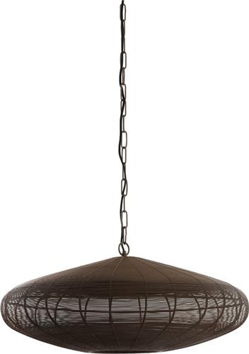 Light & Living - Hanglamp BAHOTO - Ø51x20cm - Bruin