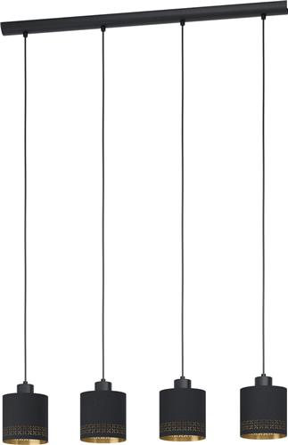 EGLO Esteperra - Hanglamp - E27 - 94 cm - Zwart