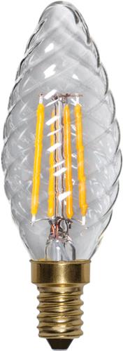 Kaarslamp - E14 - 4W - Super Warm Wit <2200K - Dimbaar - Filament - Helder