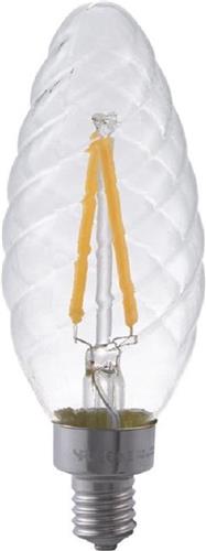 SPL LED Filament Kaars (gedraaid) - 1,5W / DIMBAAR