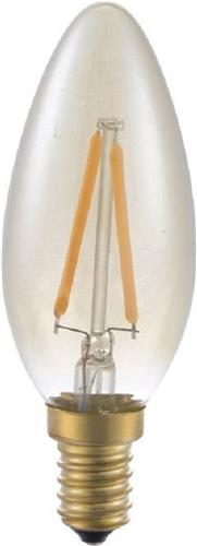 SPL LED Filament Kaars (GOUD) - 4W / DIMBAAR 2200K