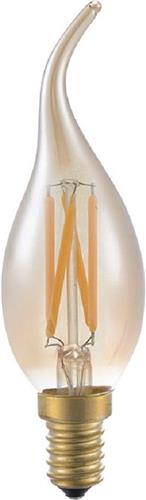 SPL LED Filament Kaars Tip (GOUD) - 4W / DIMBAAR
