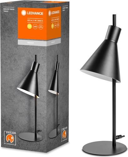 LEDVANCE DECOR Tokio Table tafellamp, zwart, 5W, 42-lm