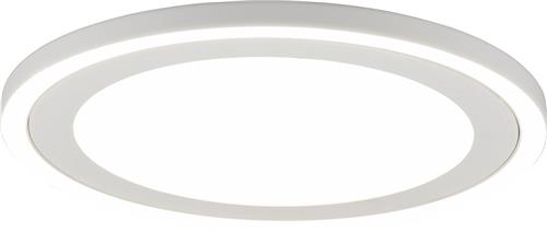 LED Plafondlamp - Plafondverlichting - Trion Coman - 24.5W - Natuurlijk Wit 4000K - Rond - Mat Wit - Kunststof