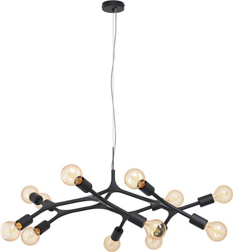EGLO Bocadella Hanglamp - E27 - Ø 92 cm - Zwart