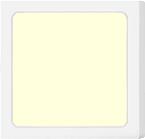 LED Downlight Pro - Igia Trinko - Opbouw Vierkant 18W - Warm Wit 3000K - Mat Wit - Kunststof
