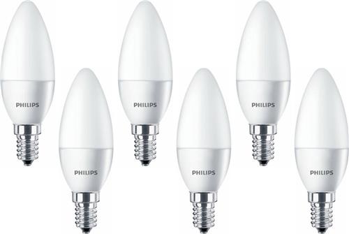 Philips CorePro E14 LED Lamp - 2.8W - Warm Wit - Vervangt 25W - 6-Pack