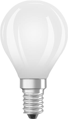 Ledvance Classic Superior LEDbulb E14 Peer Filament Mat 4.2W 470lm - 927 Zeer Warm Wit | Beste Kleurweergave - Dimbaar - Vervangt 40W