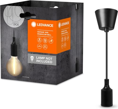 LEDVANCE Vintage 1906® hanglamp BELL E27, zwart