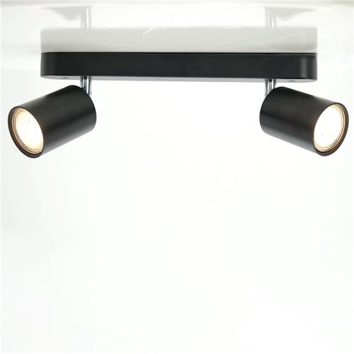 EGLO Reciso-E Spot - Plafondspot - GU10 - 30 cm - Zwart