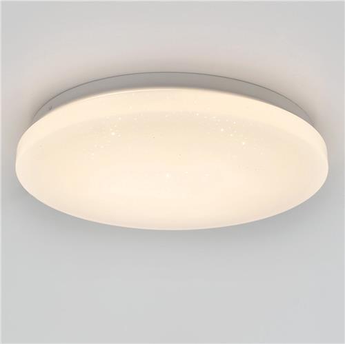 EGLO Pogliola-E Plafondlamp - Wandlamp - LED - Ø 26 cm - Wit - Sterren - Glinsterend