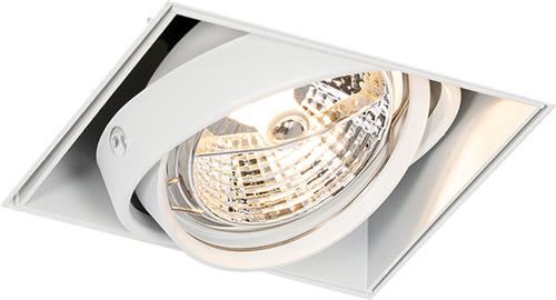 QAZQA oneon trimless 70 - Moderne Inbouwspot - 1 lichts - L 17.5 cm - Wit - Woonkamer | Slaapkamer | Keuken