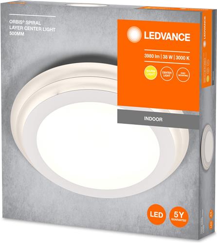 LEDVANCE ORBIS SPIRAL LAYER plafondlamp, WT, 38W, 4000lm