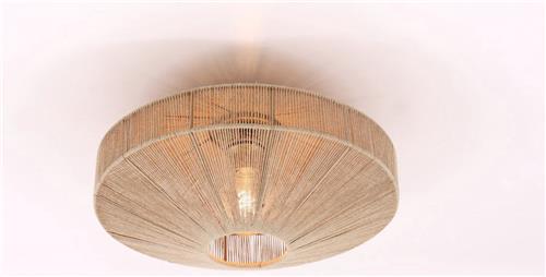 Light & Living plafondlamp Lyra - Bruin - Ø43cm - Binnen Modern
