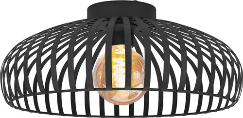 EGLO Mogano 3 Plafondlamp - E27 - Ø 43 cm - Zwart - Staal