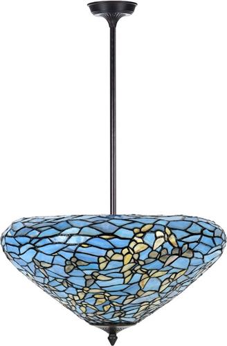 Art Deco Trade - Tiffany up-light Hanglamp Fly Away