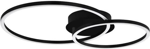 EGLO Mottafolone Plafonnière - LED - 41.5 cm - Zwart