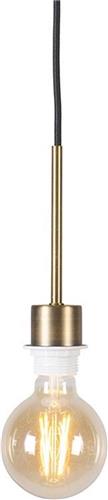 QAZQA combi - Moderne Hanglamp - 1 lichts - Ø 60 mm - Brons - Woonkamer | Slaapkamer | Keuken