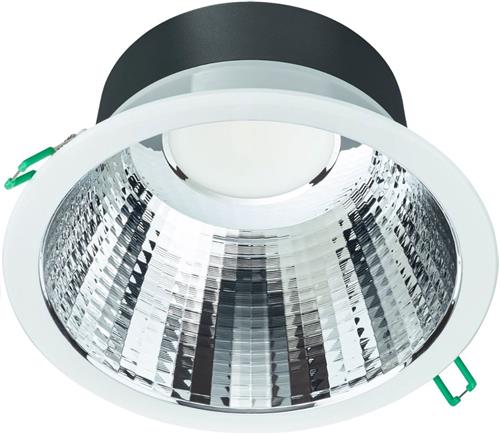 Philips LED Downlight Coreline DN142B Aluminium Wit 11W 1200lm 60D - 830 Warm Wit | Zaagmaat 155mm - IP20 - UGR