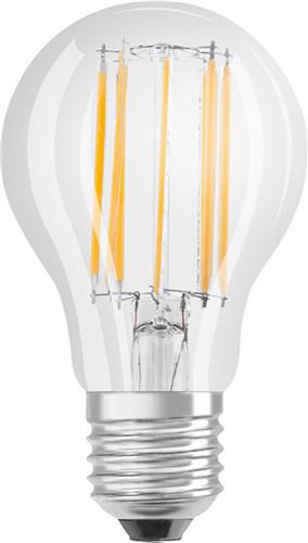 Osram Parathom Classic LED E27 Peer Filament Helder 11W 1521lm - 827 Zeer Warm Wit - Vervangt 100W