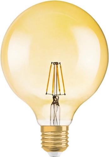 OSRAM 4058075810419 LED-lamp Energielabel F (A - G) E27 Bol 2.5 W = 21 W Goud (Ø x l) 124 mm x 168 mm 1 stuk(s)