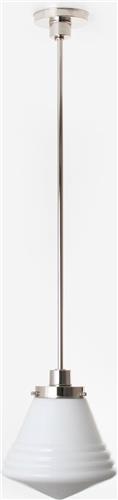 Art Deco Trade - Hanglamp Luxe School Medium 20's Nikkel
