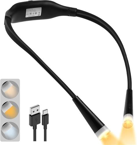 Solacis Leeslampje voor in bed - Leeslampje voor boek - Leeslampje slaapkamer - Kind - Volwassenen - Must have voor in uw kamer!