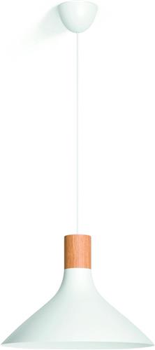 Philips Tunnel - Hanglamp - 1 Lichtpunt - wit