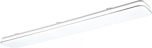 LED Plafondlamp - Plafondverlichting - Torna Lana - 46W - Natuurlijk Wit 4000K - Dimbaar - Rechthoek - Wit - Kunststof