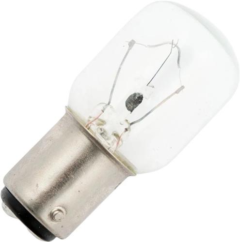 Schiefer BA15d Buis Gloeilamp | 15W 2700K 150lm 12V | Dimbaar