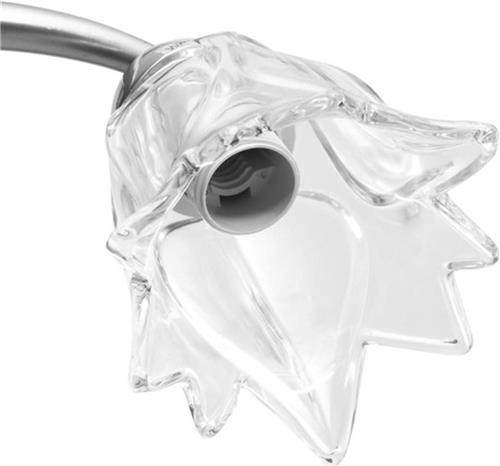 vidaXL Plafondlamp met glazen tulpvormige kappen 3xE14 transparant