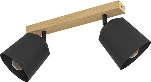 EGLO Cotorro Spot - E27 - 54 cm - Bruin/Zwart