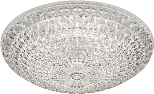 LED Plafondlamp - Plafondverlichting - Trion Komino - 12W - Warm Wit 3000K - Rond - Mat Wit - Alumunium