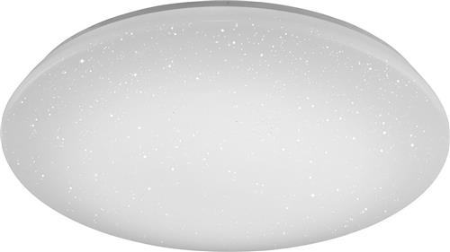 LED Plafondlamp WiZ - Smart LED - Trion Chirlo - 27W - Aanpasbare Kleur - Dimbaar - Afstandsbediening - Sterlicht - Rond - Mat Wit - Kunststof