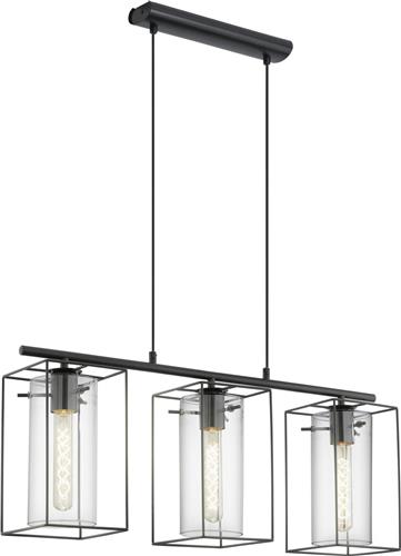 EGLO Loncino Hanglamp - E27 - 74,5 cm - Zwart