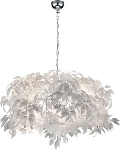 LED Hanglamp - Trion Lovy - E14 Fitting - 4-lichts - Rond - Glans Chroom - Aluminium