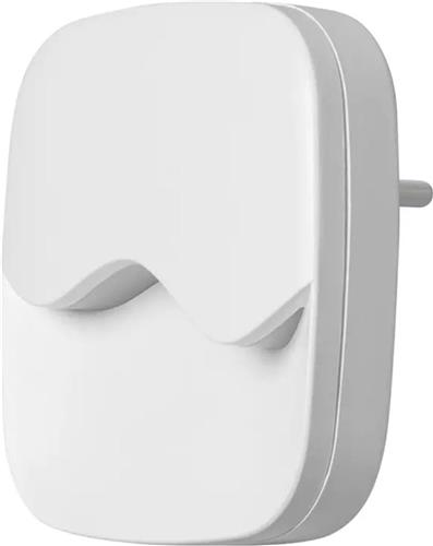 LEDVANCE Nachtlicht LED: voor stopcontact, LUNETTA Wave / -,5- W, 22-24- V, Warm wit, 3- K, body materiaal: polycarbonate (pc)/acrylonitrile butadiene styrene (abs), IP2-