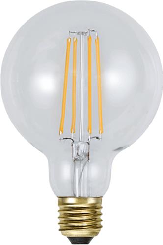 G95 bol - E27 - 3.6W - Super Warm Wit <2200K - Dimbaar - Filament - Helder