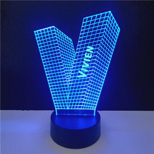 3D LED Lamp - Letter Met Naam - Vivien