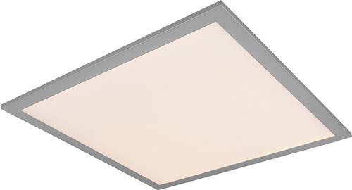 LED Plafondlamp - Plafondverlichting - Trion Alina - 18W - Warm Wit 3000K - Mat Titaan - Aluminium - 45cm