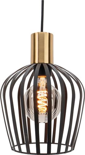 EGLO Empoli Hanglamp - E27 - Ø 20 cm - Zwart/Goud