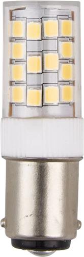 SPL LED Buislamp Ba15d 3.5W 2700K 350lm 230V - Dimbaar - Helder - Warm Wit